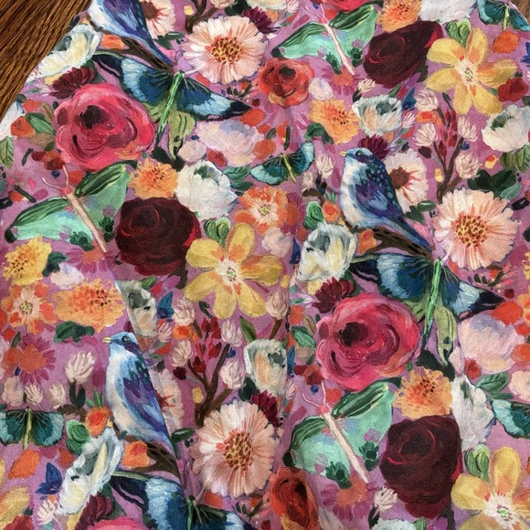 Kookooshka Cape Cod Toddler Girls Dress 3/4 Bubble Hem Floral Butterflies EUC - Picture 2 of 8